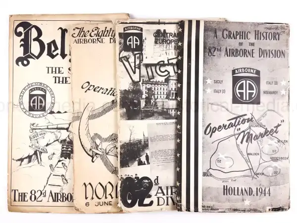 WWII 82ND AIRBORNE COMPLETE “RESTRICTED” FOUR-VOLUME GRAPHIC HISTORY COLLECTION WWII 82ND AIRBORNE COMPLETE "RESTRICTED" FOUR-VOLUME GRAPHIC HISTORY COLLECTION