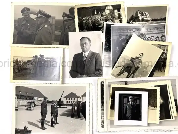 WWII GERMAN PHOTO GROUPING - GENERALMAJORS DER LUFTWAFFE OSKAR KRAPP