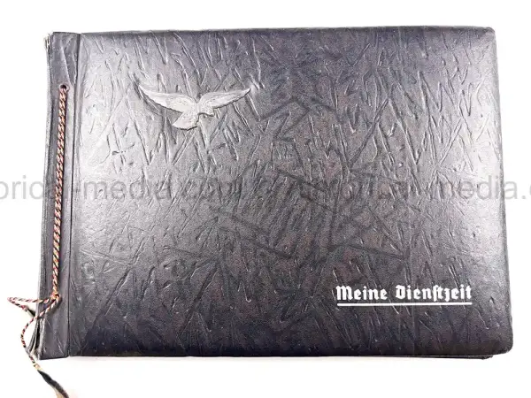 WWII GERMAN LUFTWAFFE PHOTO ALBUM - POLAND, FRANCE, RUSSIA