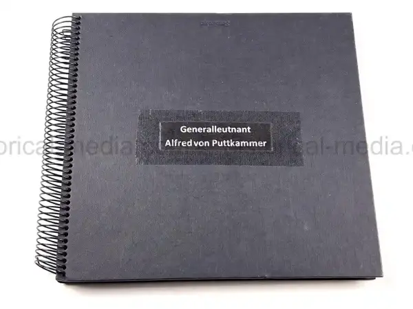 WWII GERMAN GENERAL'S PHOTO ALBUM - GENERALT. ALFRED VON PUTTKAMMER