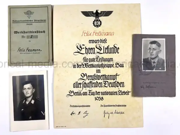 FALLSCHIRMJÄGER DOCUMENT & PHOTO GROUPING
