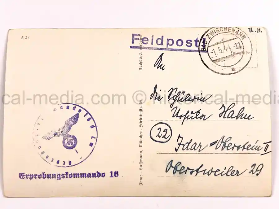 WARTIME KNIGHTS CROSS PORTRAIT PHOTO & SIGNATURE - WOLFGANG SPÄTE - JAGDFLIEGER ACE - 99 VICTORIES (Copy)