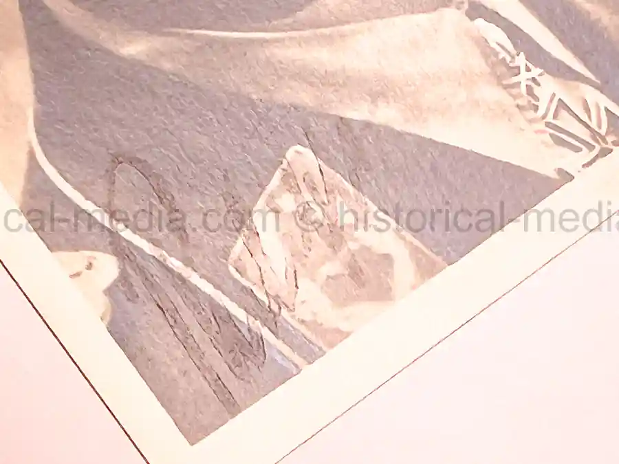 RARE WARTIME PORTRAIT PHOTO & SIGNATURE - HANS PHILIPP - 206 VICTORIES