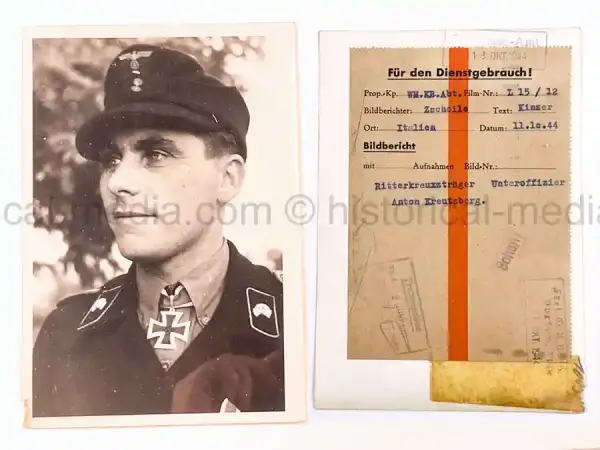 GERMAN PRESS PHOTO - COMBAT IN TRENCH POSITION - RUSSIA (Copy)