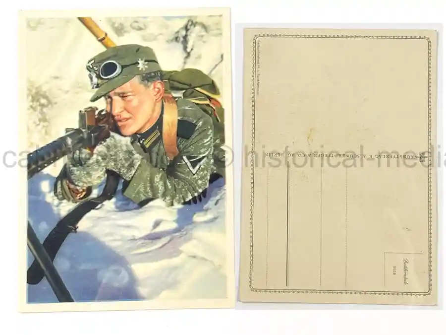 SCARCE GERMAN COLOR GEBIRGSJÄGER POSTCARD PHOTO - 1 (Copy) SCARCE GERMAN COLOR GEBIRGSJÄGER POSTCARD PHOTO - 1 (Copy)