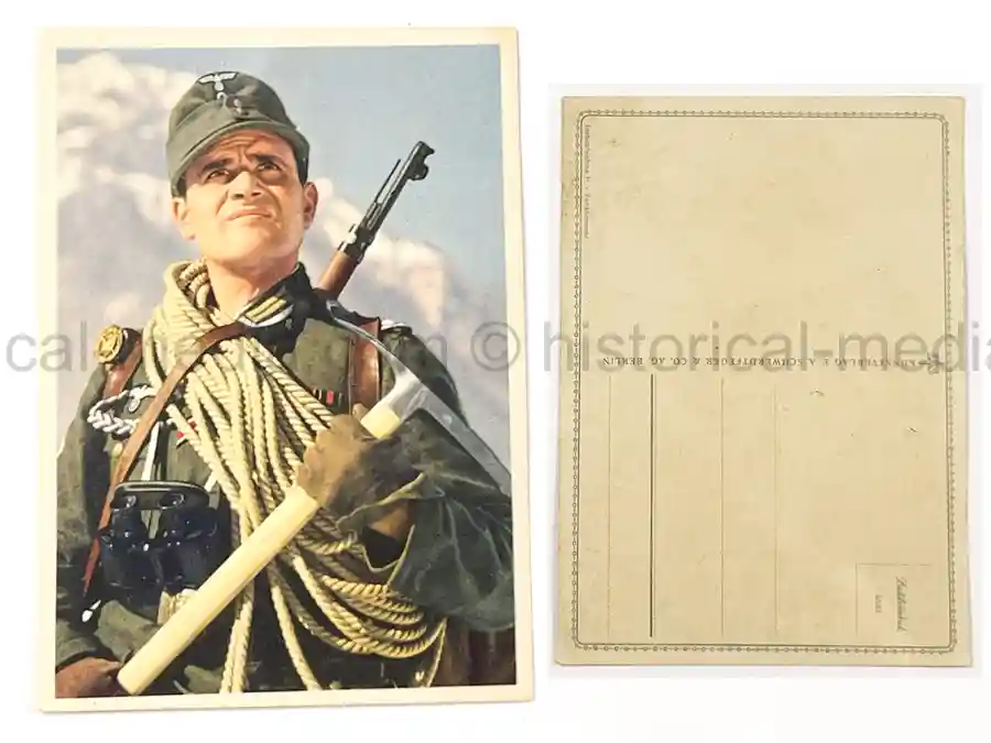 SCARCE GERMAN COLOR GEBIRGSJÄGER POSTCARD PHOTO - 3 (Copy) SCARCE GERMAN COLOR GEBIRGSJÄGER POSTCARD PHOTO - 3 (Copy)