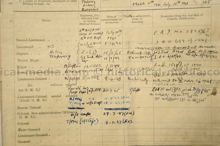 BRITISH WWII PHOTO & DOCUMENT GROUPING - OFFICER ROYAL BERKSHIRES