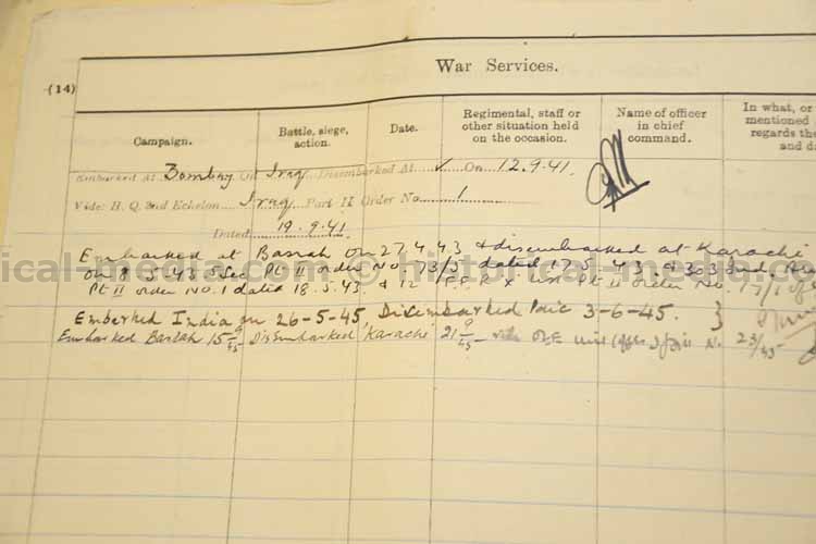 BRITISH WWII PHOTO & DOCUMENT GROUPING - OFFICER ROYAL BERKSHIRES