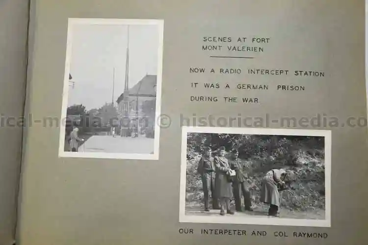 THREE PHOTO ALBUM GROUPING - COLONEL - ENGLAND, FRANCE, GERMANY