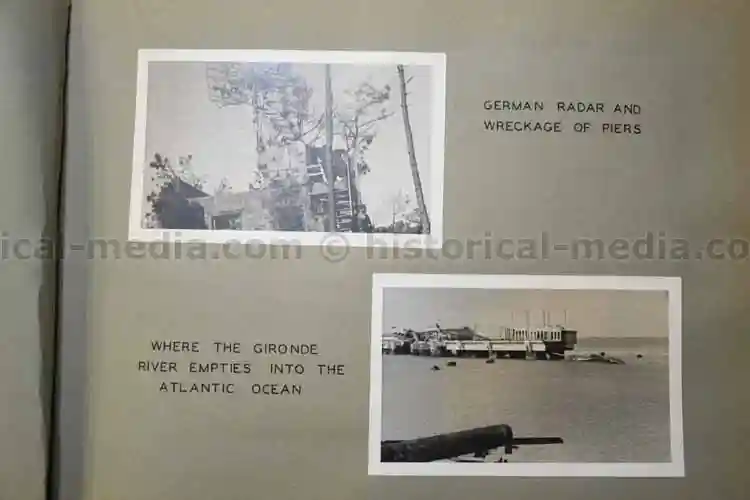 THREE PHOTO ALBUM GROUPING - COLONEL - ENGLAND, FRANCE, GERMANY