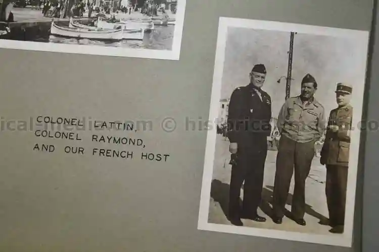THREE PHOTO ALBUM GROUPING - COLONEL - ENGLAND, FRANCE, GERMANY