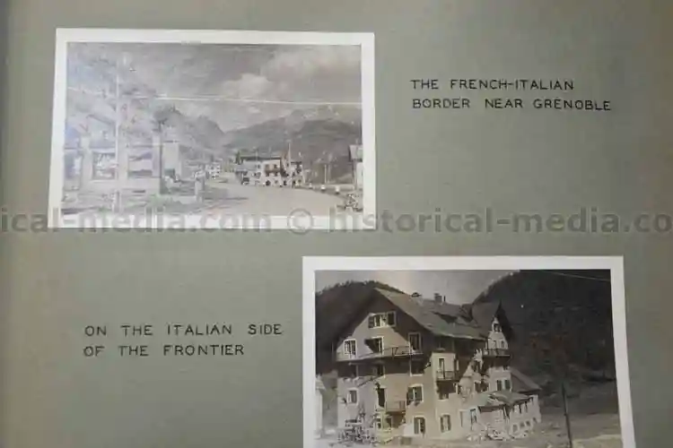 THREE PHOTO ALBUM GROUPING - COLONEL - ENGLAND, FRANCE, GERMANY