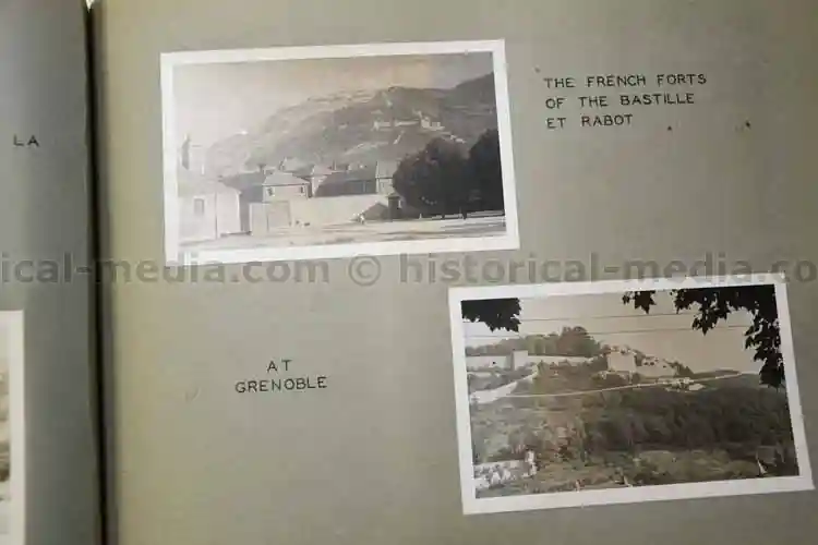 THREE PHOTO ALBUM GROUPING - COLONEL - ENGLAND, FRANCE, GERMANY