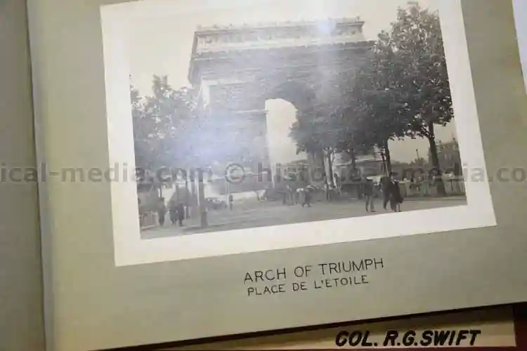 THREE PHOTO ALBUM GROUPING - COLONEL - ENGLAND, FRANCE, GERMANY