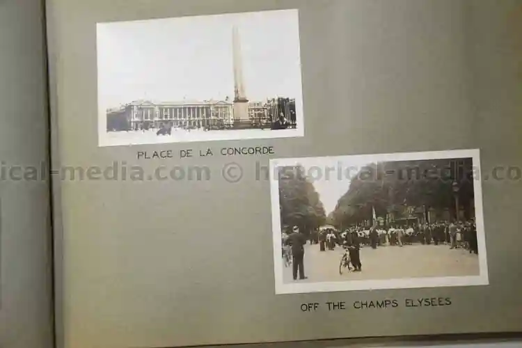 THREE PHOTO ALBUM GROUPING - COLONEL - ENGLAND, FRANCE, GERMANY