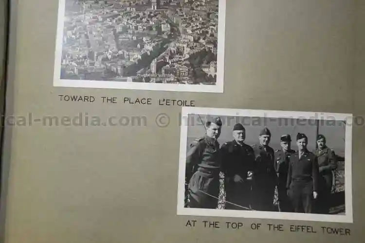 THREE PHOTO ALBUM GROUPING - COLONEL - ENGLAND, FRANCE, GERMANY