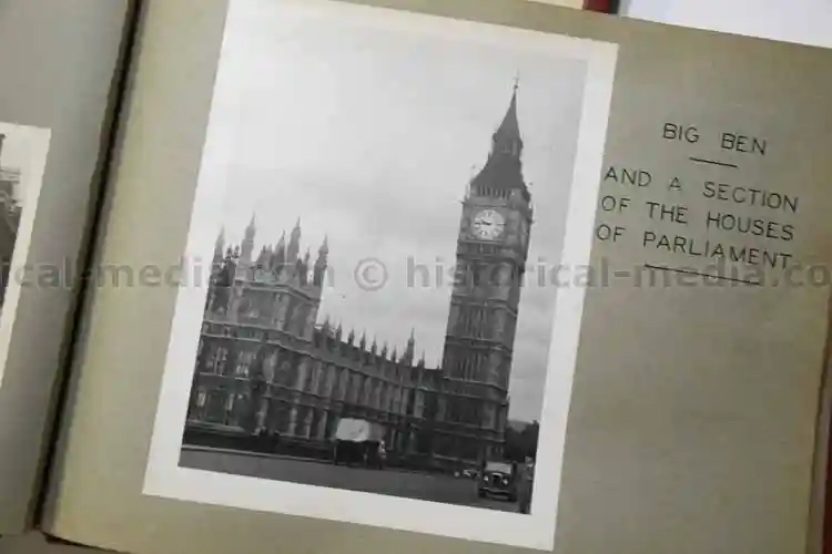 THREE PHOTO ALBUM GROUPING - COLONEL - ENGLAND, FRANCE, GERMANY