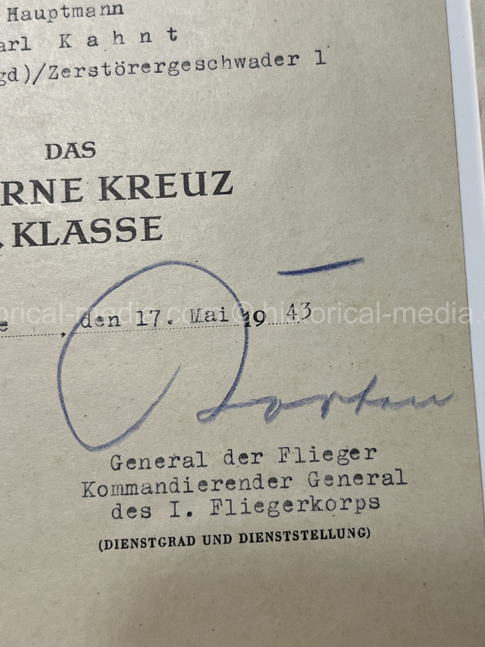 LUFTWAFFE + KRIEGSMARINE NACHTJÄGER DOCUMENT GROUPING - 10. (NACHTJAGD)/ZERSTÖRERGESCHWADER 1. - AFRIKA SERVICE! NICE!