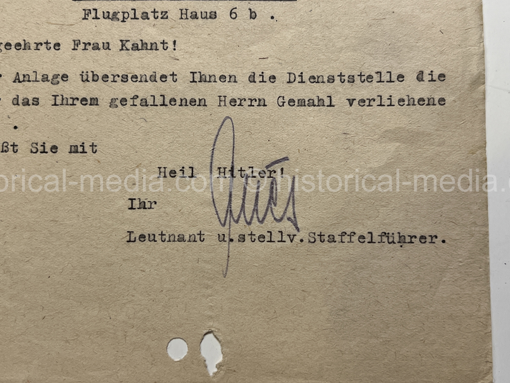 LUFTWAFFE + KRIEGSMARINE NACHTJÄGER DOCUMENT GROUPING - 10. (NACHTJAGD)/ZERSTÖRERGESCHWADER 1. - AFRIKA SERVICE! NICE!