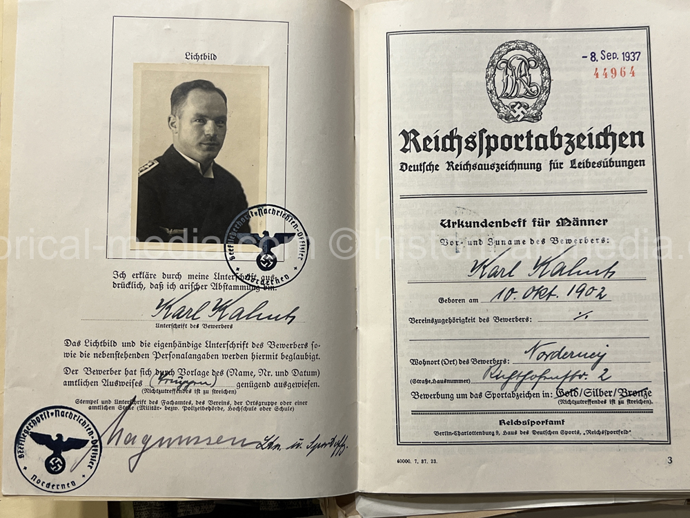 LUFTWAFFE + KRIEGSMARINE NACHTJÄGER DOCUMENT GROUPING - 10. (NACHTJAGD)/ZERSTÖRERGESCHWADER 1. - AFRIKA SERVICE! NICE!