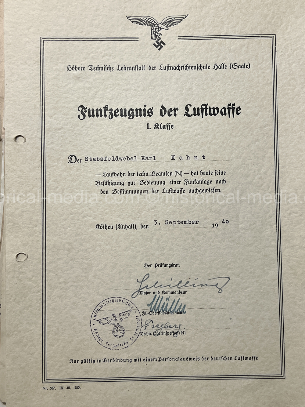 LUFTWAFFE + KRIEGSMARINE NACHTJÄGER DOCUMENT GROUPING - 10. (NACHTJAGD)/ZERSTÖRERGESCHWADER 1. - AFRIKA SERVICE! NICE!