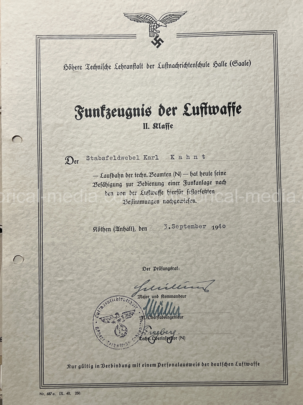 LUFTWAFFE + KRIEGSMARINE NACHTJÄGER DOCUMENT GROUPING - 10. (NACHTJAGD)/ZERSTÖRERGESCHWADER 1. - AFRIKA SERVICE! NICE!