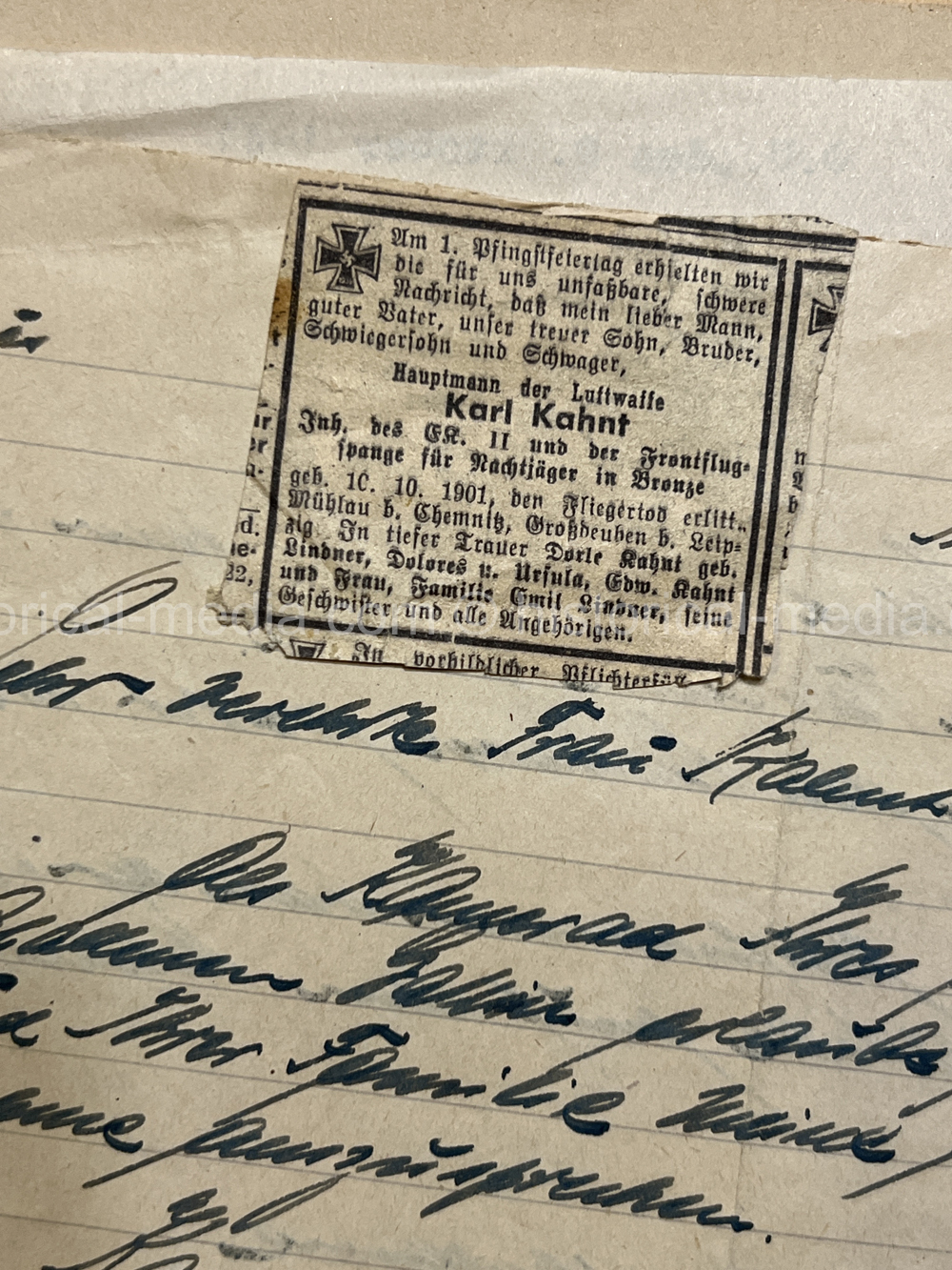 LUFTWAFFE + KRIEGSMARINE NACHTJÄGER DOCUMENT GROUPING - 10. (NACHTJAGD)/ZERSTÖRERGESCHWADER 1. - AFRIKA SERVICE! NICE!