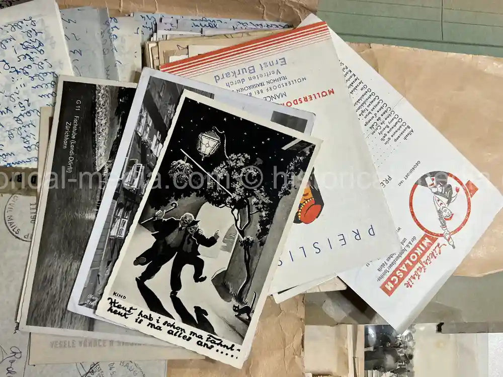 WAFFEN-SS DOCUMENT GROUPING - SS DIVISION TOTENKOPF & NORD + REICHSAMTSLEITER