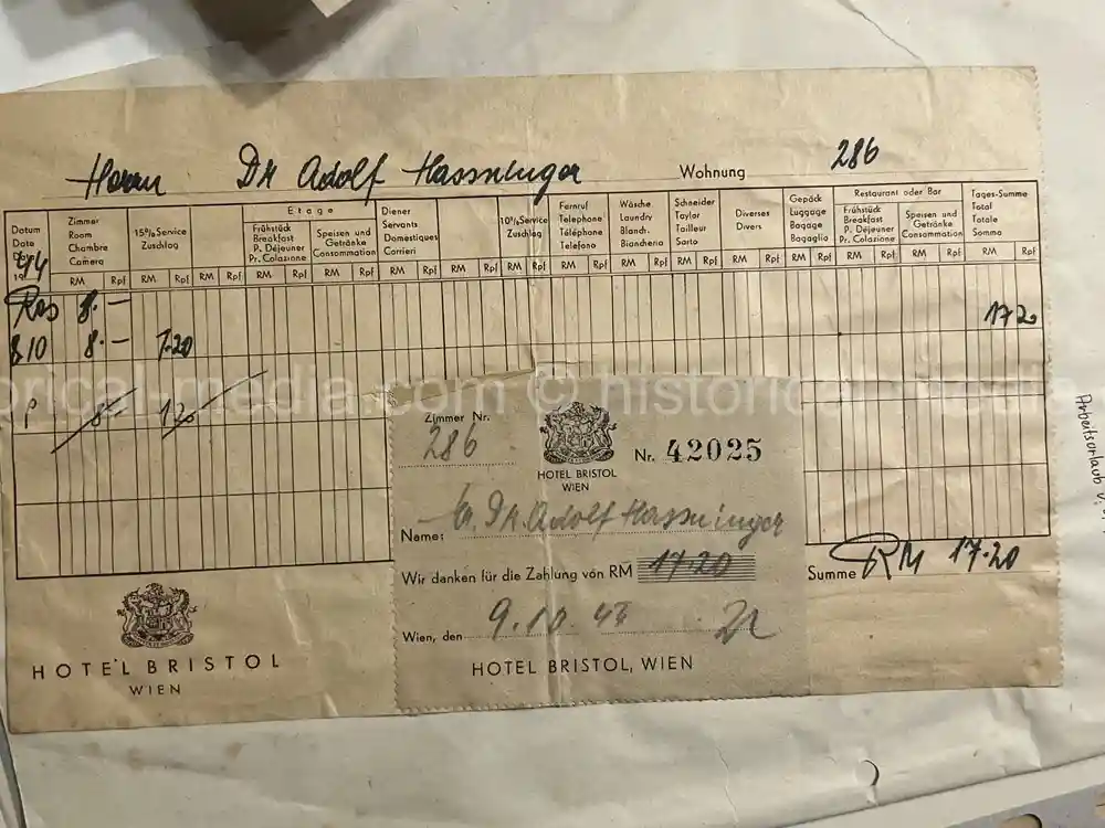 WAFFEN-SS DOCUMENT GROUPING - SS DIVISION TOTENKOPF & NORD + REICHSAMTSLEITER