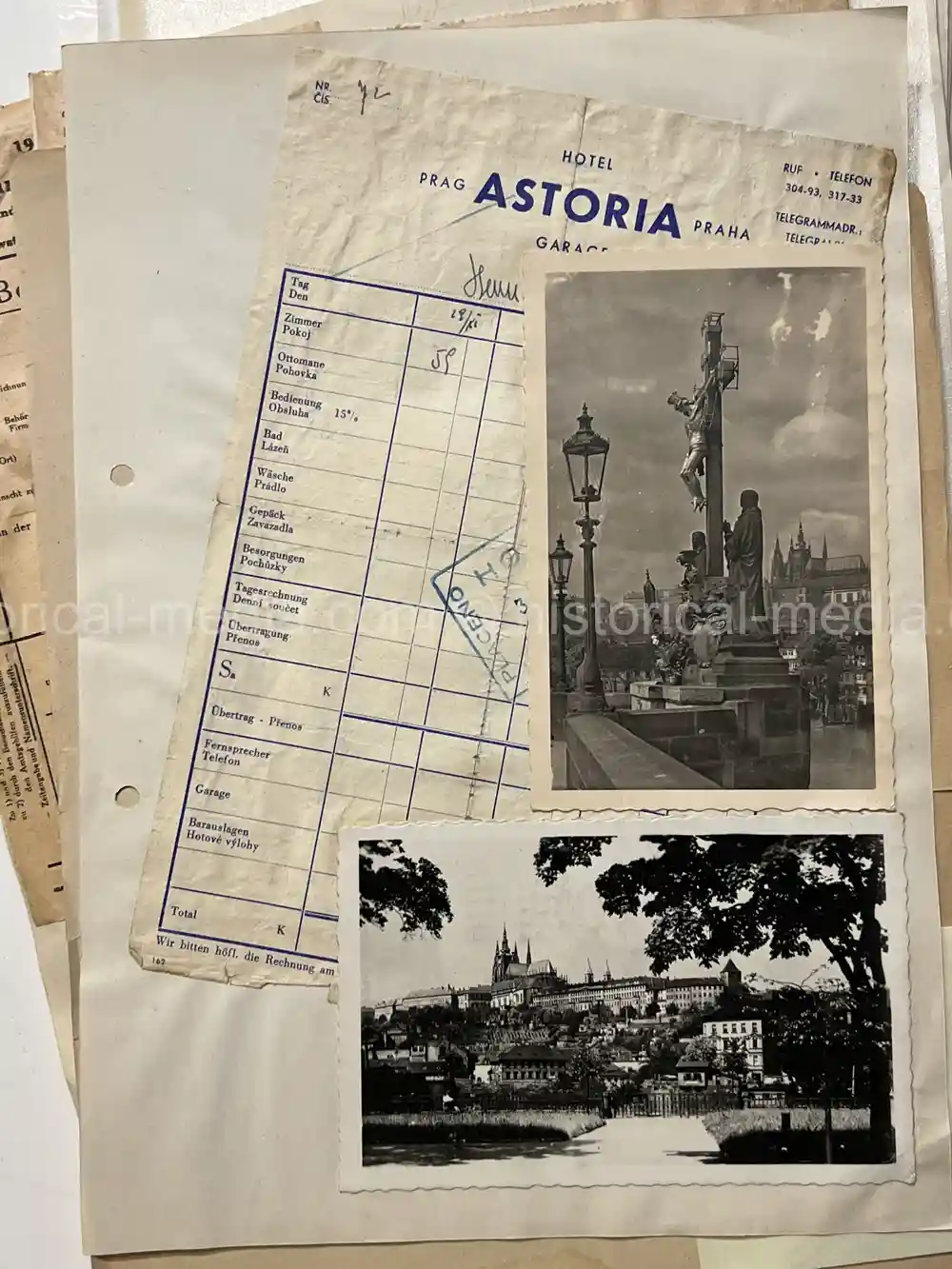 WAFFEN-SS DOCUMENT GROUPING - SS DIVISION TOTENKOPF & NORD + REICHSAMTSLEITER