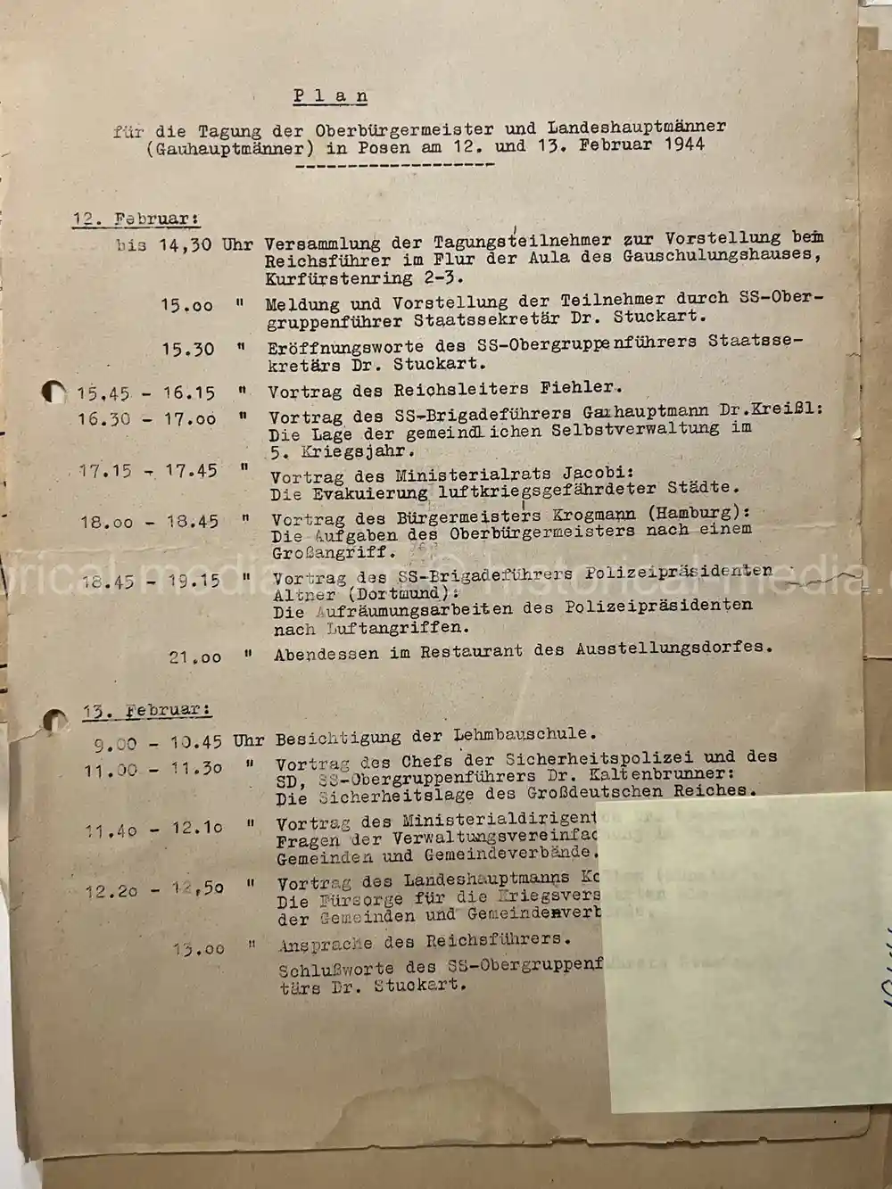 WAFFEN-SS DOCUMENT GROUPING - SS DIVISION TOTENKOPF & NORD + REICHSAMTSLEITER