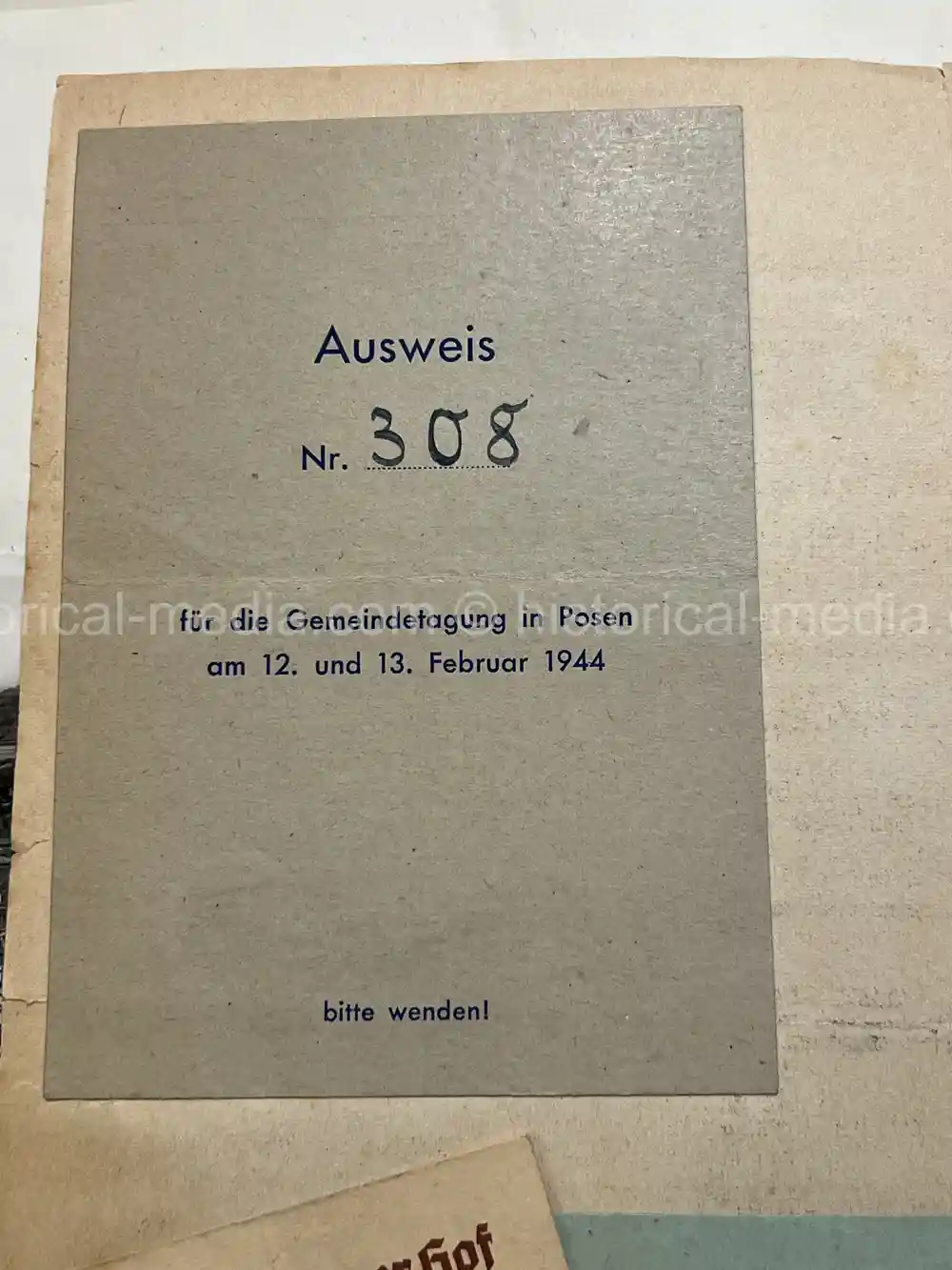 WAFFEN-SS DOCUMENT GROUPING - SS DIVISION TOTENKOPF & NORD + REICHSAMTSLEITER