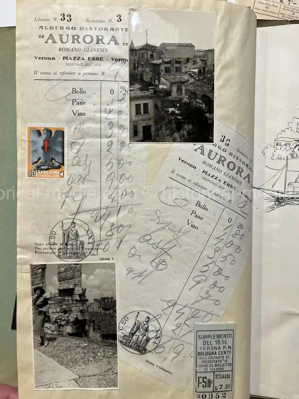 WAFFEN-SS DOCUMENT GROUPING - SS DIVISION TOTENKOPF & NORD + REICHSAMTSLEITER